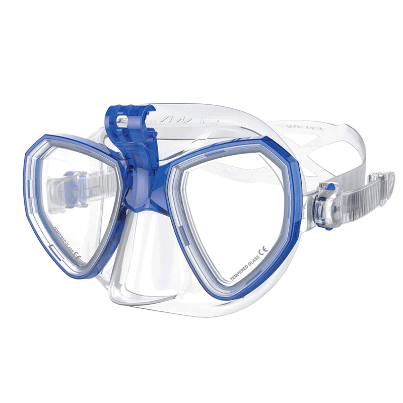 Mask Salvimar Trinity clear/blue