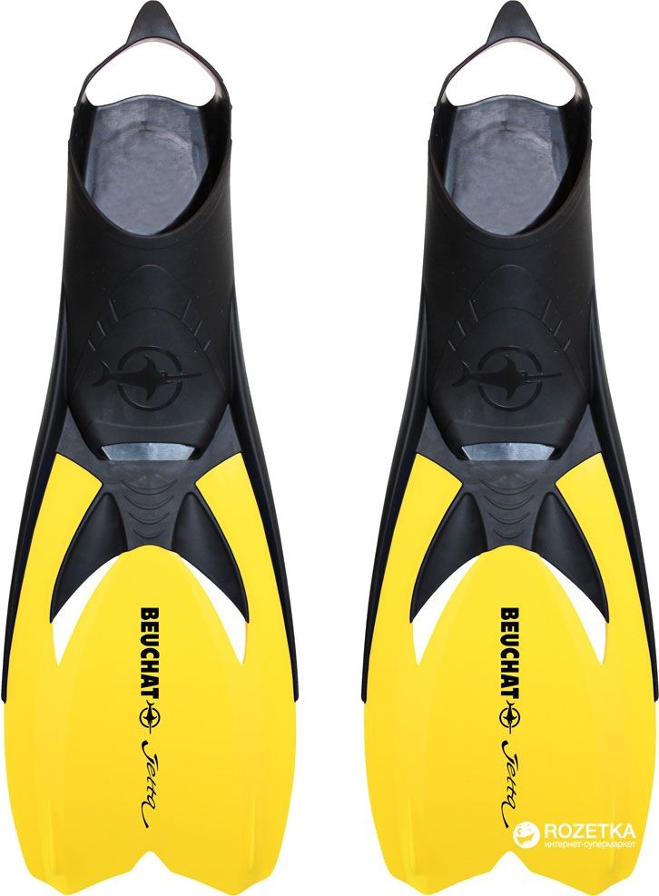 Fins Beuchat Jetta, yellow