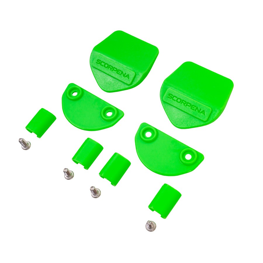 Assembling set for fins F1, green