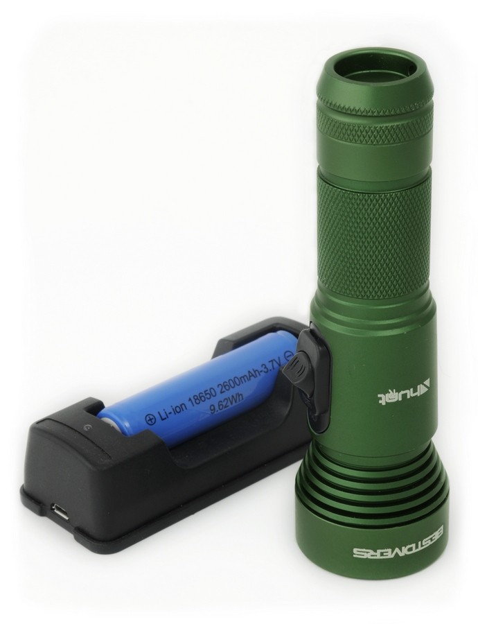 Flashlight Best Divers X-hunt 900 lumen (rechargeable)