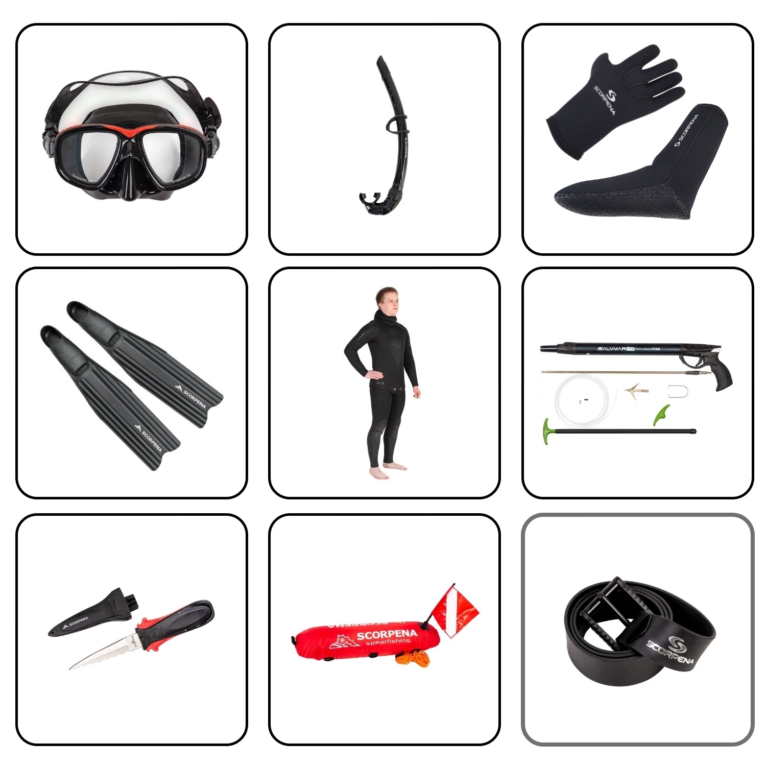 Starter kit for spearfishing 