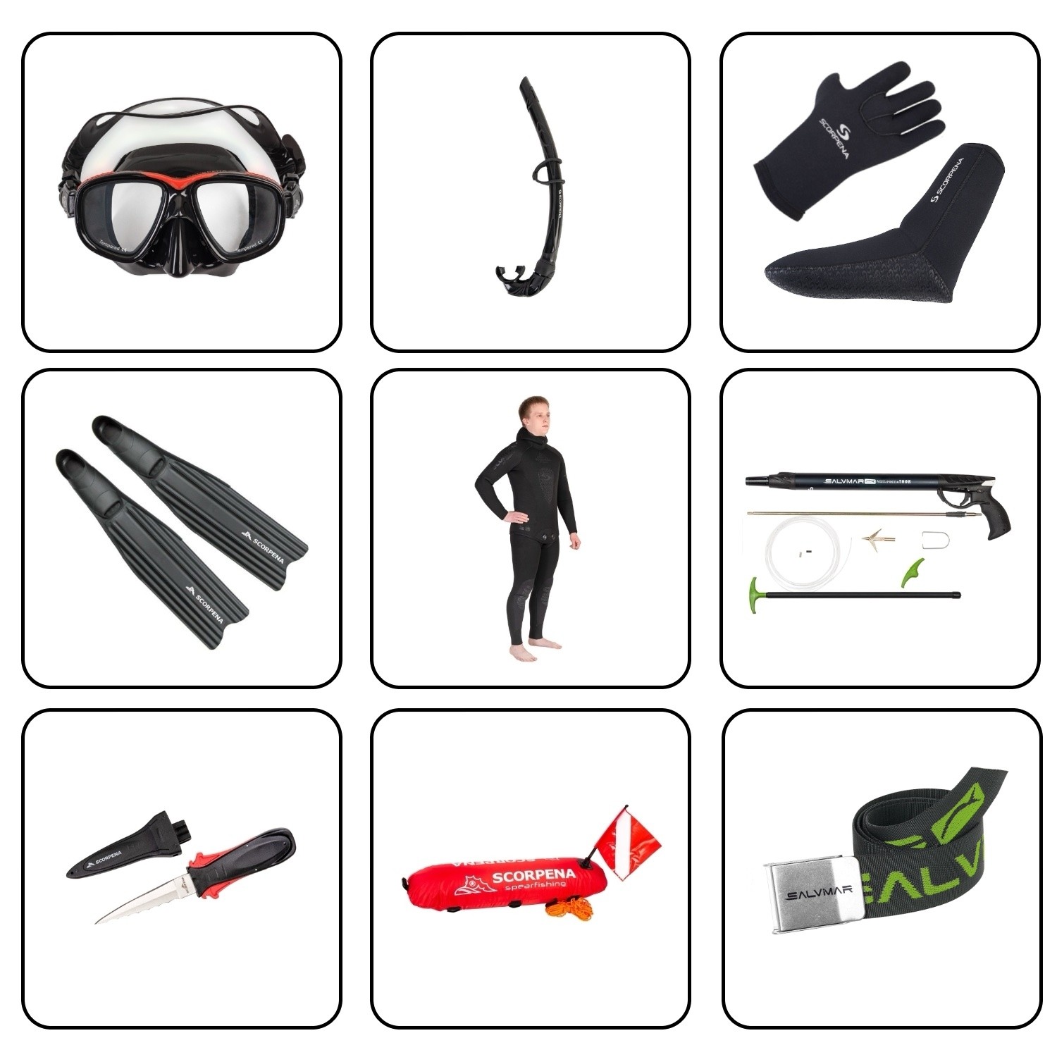 Starter kit for spearfishing 