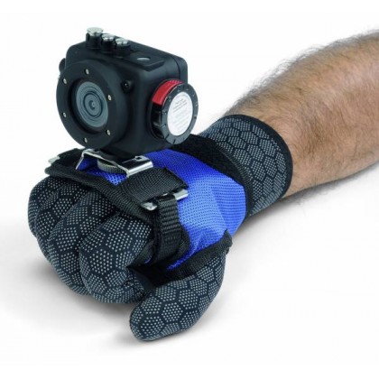 Adjustable adapter for mounting flashlight to the hand Best Divers, blue