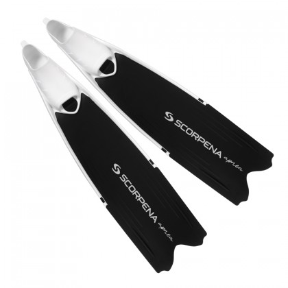 Fins Scorpena F1, white - black