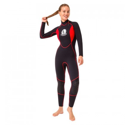 Wetsuit Scorpena Mallorca, 7 mm, red