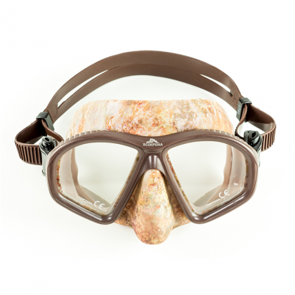 Mask Scorpena M2, brown camo
