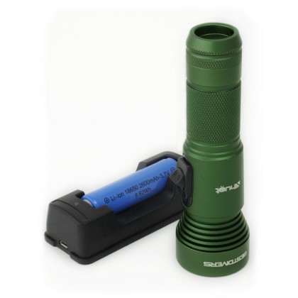 Flashlight Best Divers X-hunt 900 lumen (rechargeable)